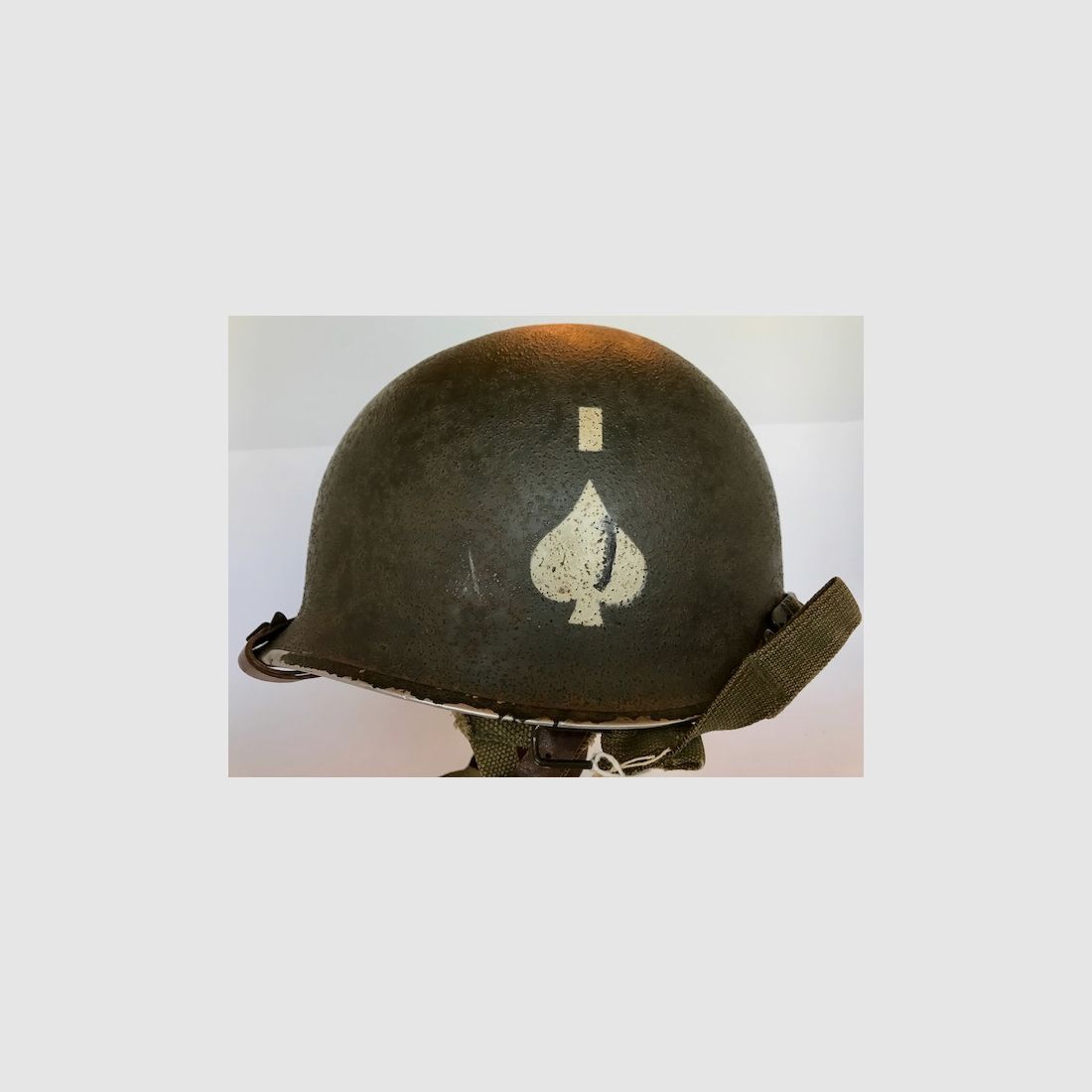 Original steel helmet US M1 Parachute Regiment from WW2