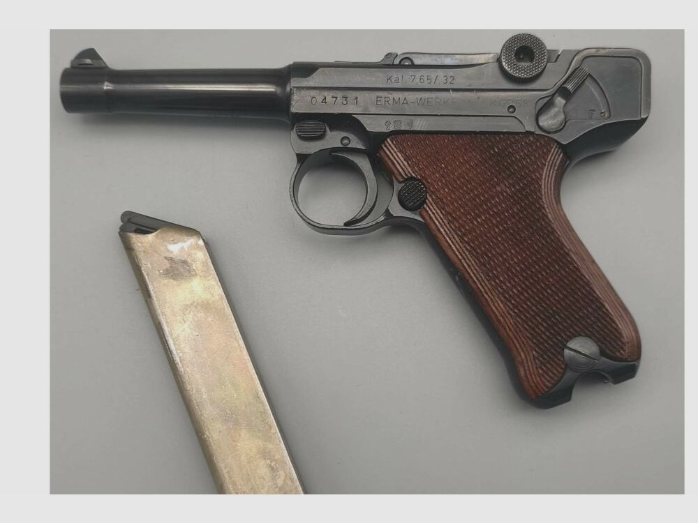 Erma KGP68 Miniatur P08 Kniegelenkpistole 7,65mmBrowning