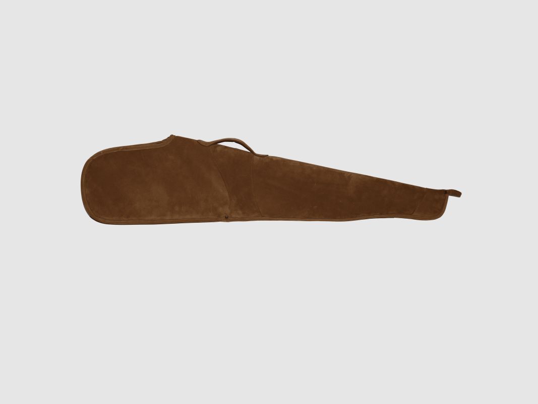 Funda en cuir suédé avec renfort en mousse pour fusil avec lunette