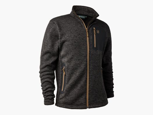 Deerhunter Sarek Sweter Kurtka Ciemnoszary melange 4XL