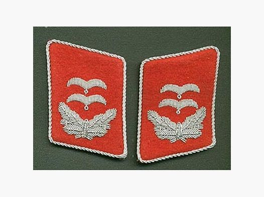 Kragenspiegel Luftwaffe Oberleutnant Flak Repro !!!
