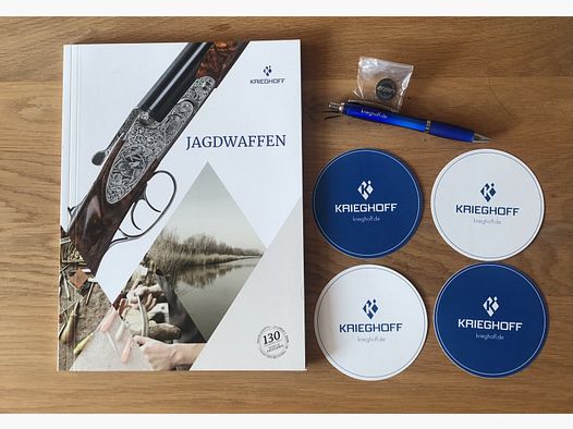 Krieghoff Katalog Aufkleber