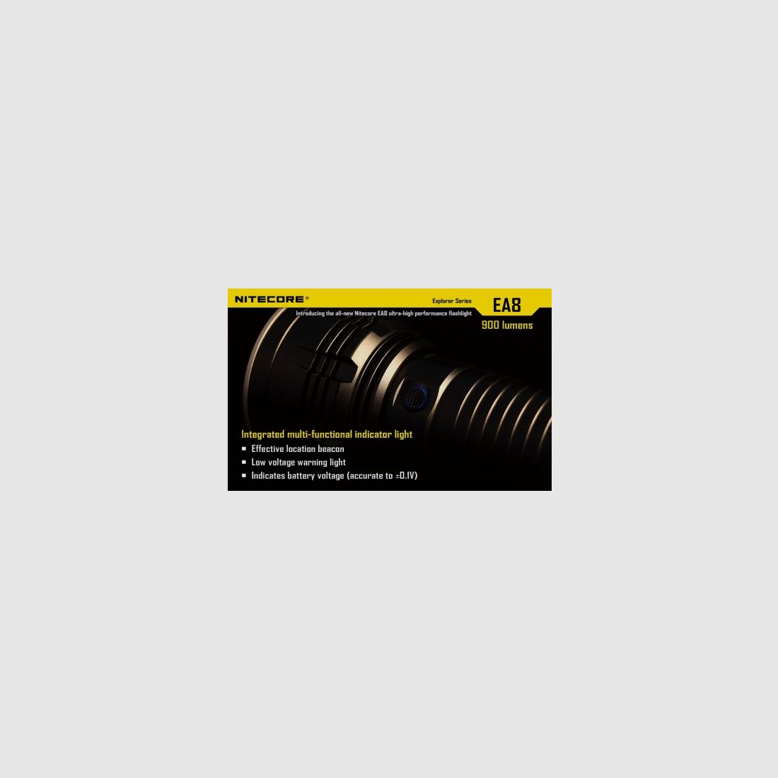 Latarka Nitecore EA8 Explorer 900 Lumenów, zdjęcie 15 z 25