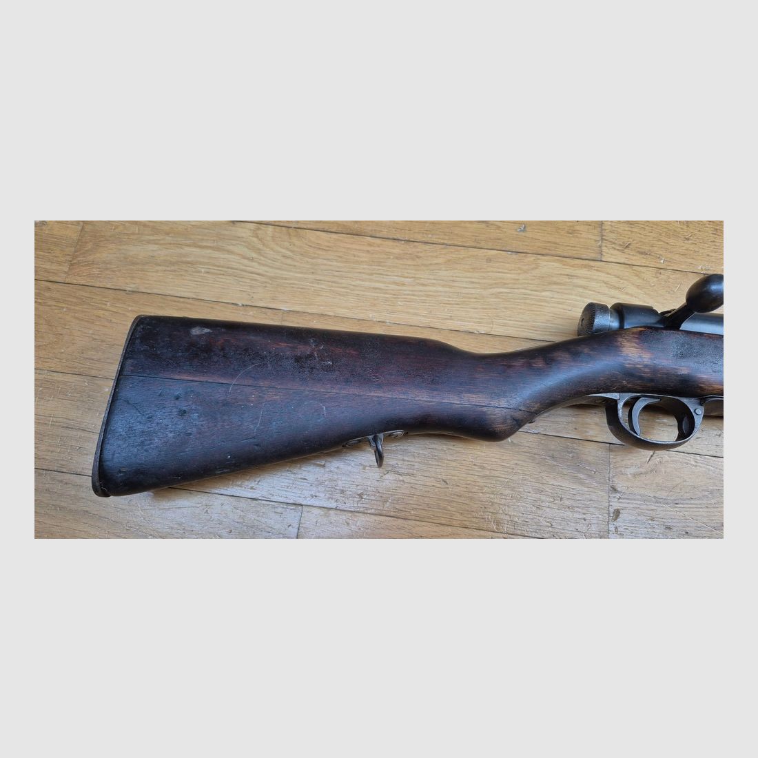 Sehr schönes japanisches Gewehr Arisaka Typ 38 – Originalkaliber 6,5×50 – Arsenal von Kokura Ende 1939 – Thailand-Bestellung von 1940 – Originalbrünierung zu 99% – Mechanik und Lauf sehr gut – Schöne Markierungen – Bajonettanschluss – TBE +, Bild 3 von 34