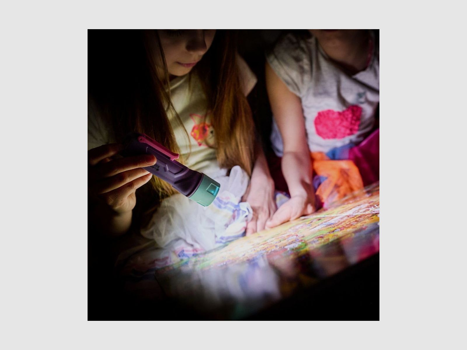 KIDBEAM 4 Kinder Taschenlampe Purple