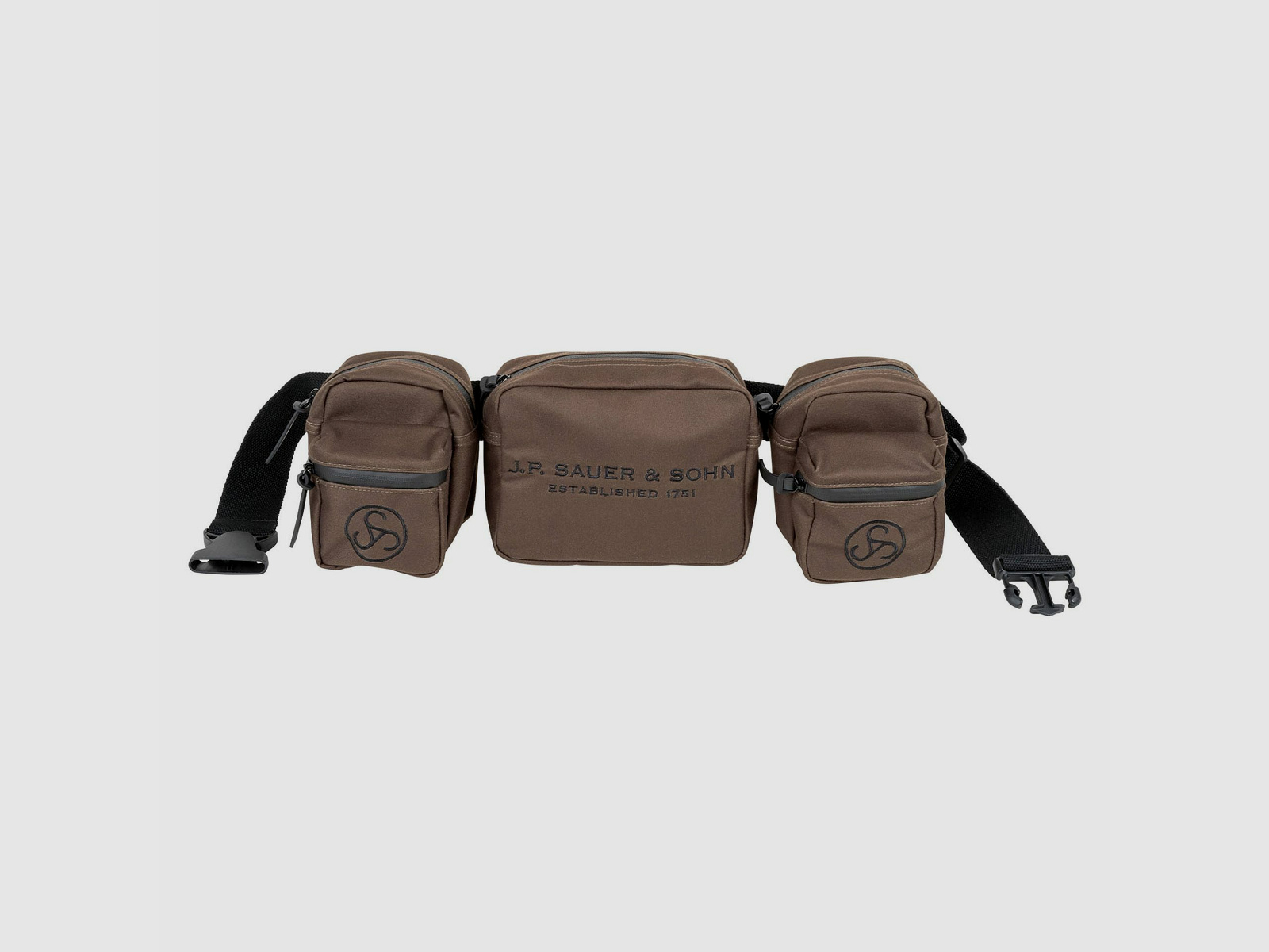 Blaser seat cushion loden/leather 40x35cm