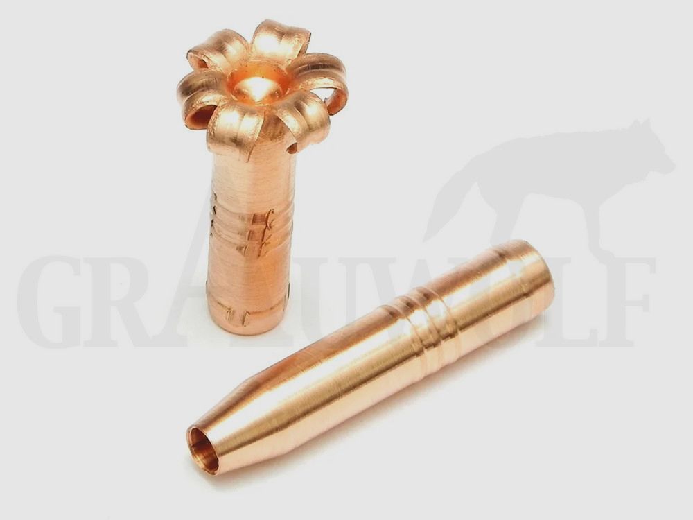 .308 / 7,62 mm 210 gr / 13,6 g DK Bullets GTE CU SV BT Subsonic Kupferhohlspitz Geschosse 25 Stück