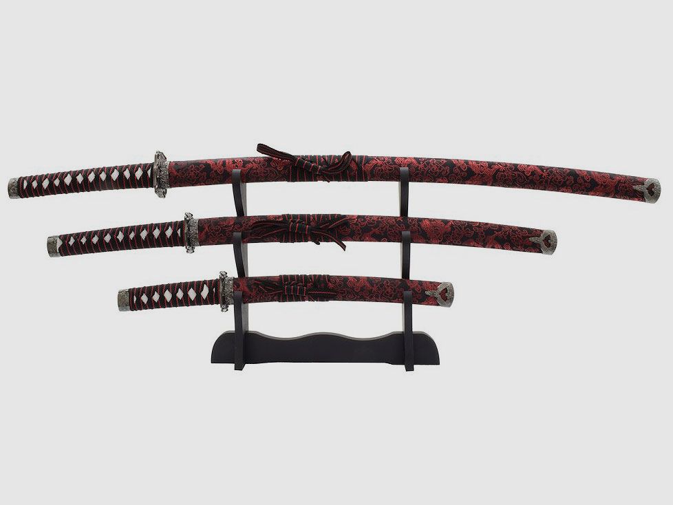 Red Dragon Katana Schwerterset