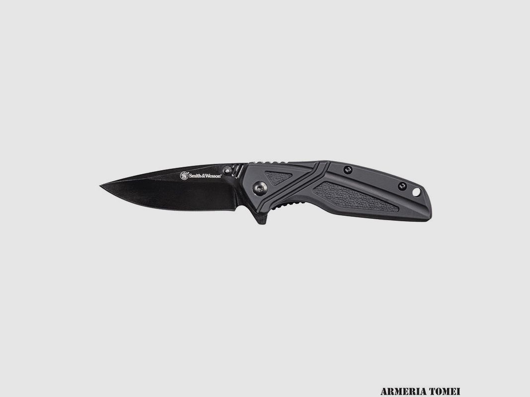 Messer – SMITH & WESSON – BLK RUB ALUM Blk, Bild 1 von 2