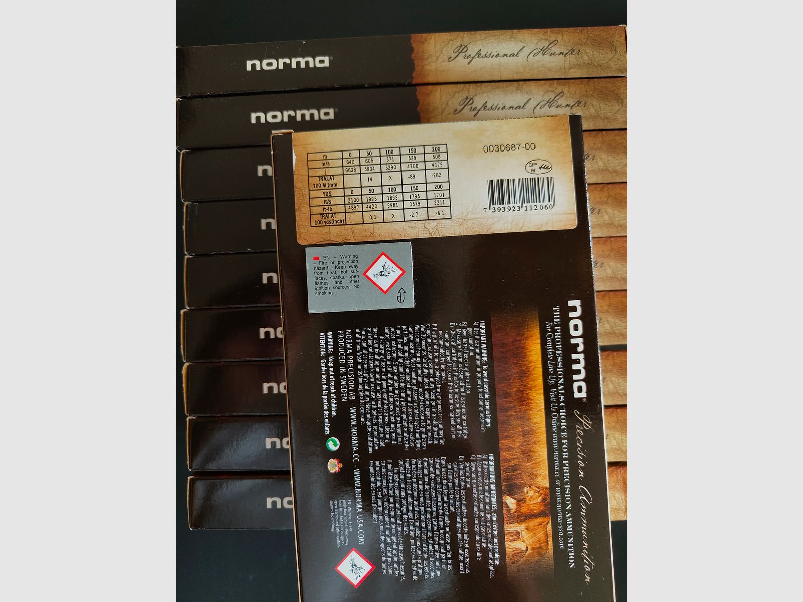 Norma Munition 470 N. E. Nitro Express