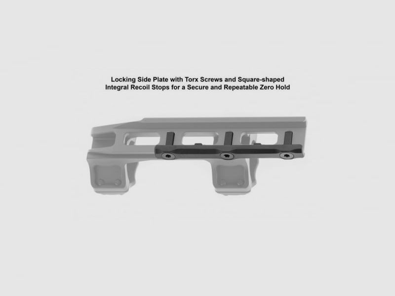 UTG Accu-Sync 30 mm Medium 50 mm Offset Anelli Picatinny Neri, immagine 4 di 5