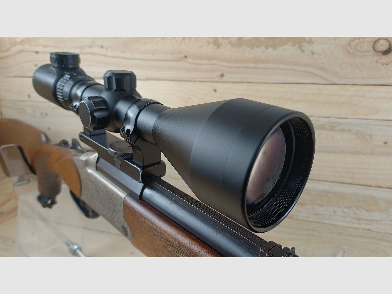 Fusil à deux coups Blaser, cal. 7x57R; 16/70 *Détente manuelle & Optique Dontop*