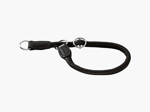 Hunter Collare da Dressage Rotondo e Morbido in Alce Nero