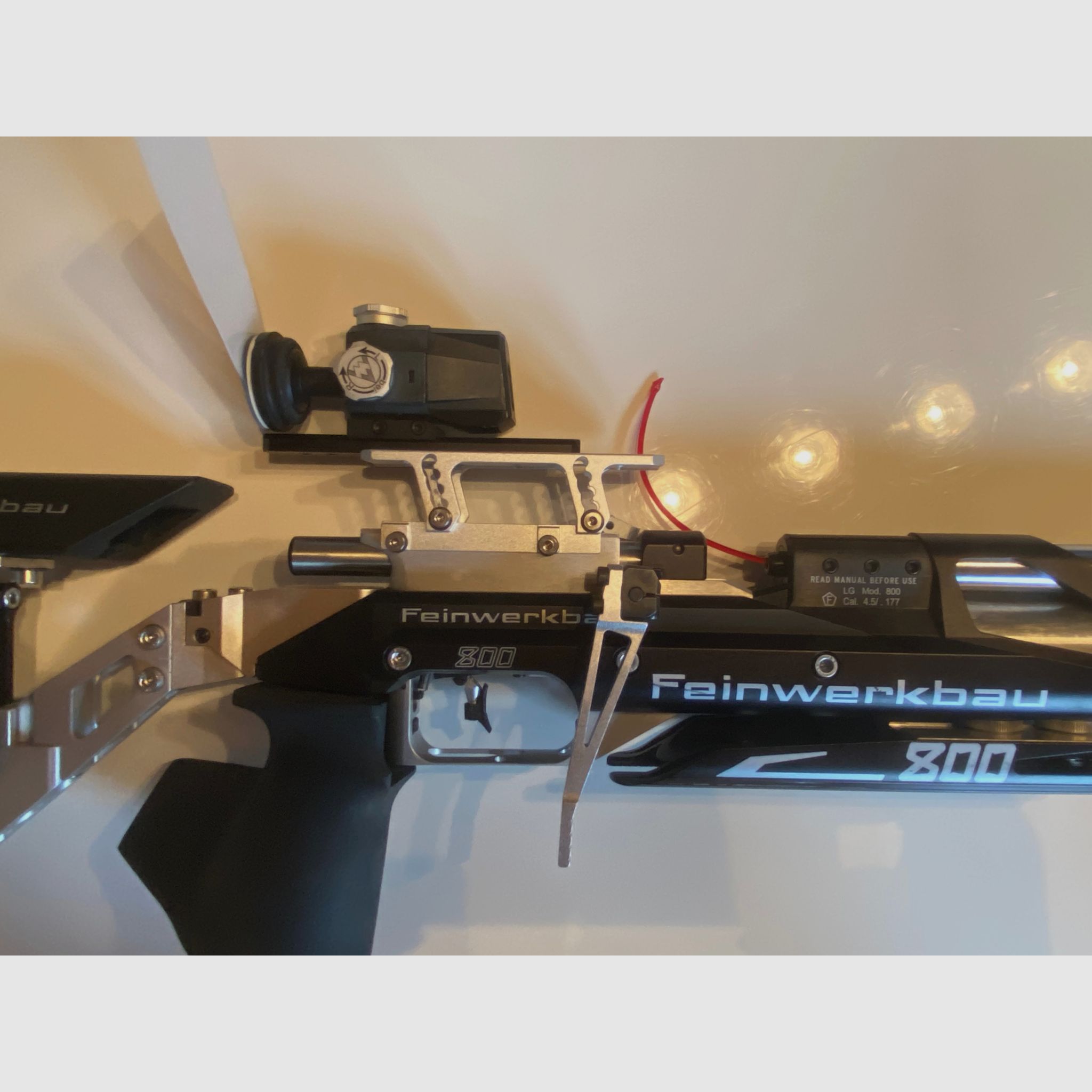 Feinwerkbau X800 Alu (Top-Zustand) inkl. SCATT-Schiene, RWS-Munition, Koffer & Zubehör – Komplettset eines Deutschen Meisters 