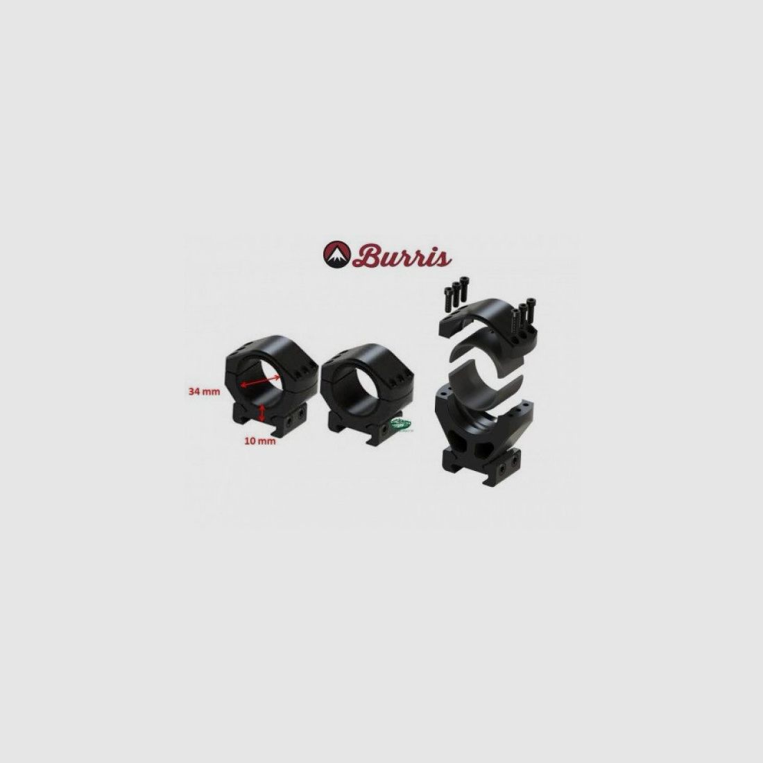 BURRIS Anelli XTR SIGNATURE 34 mm
