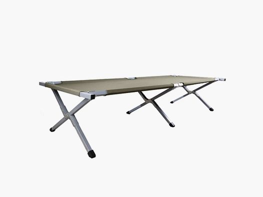 Mil-Tec Łóżko polowe US Typ Stal 190x65 cm z torbą