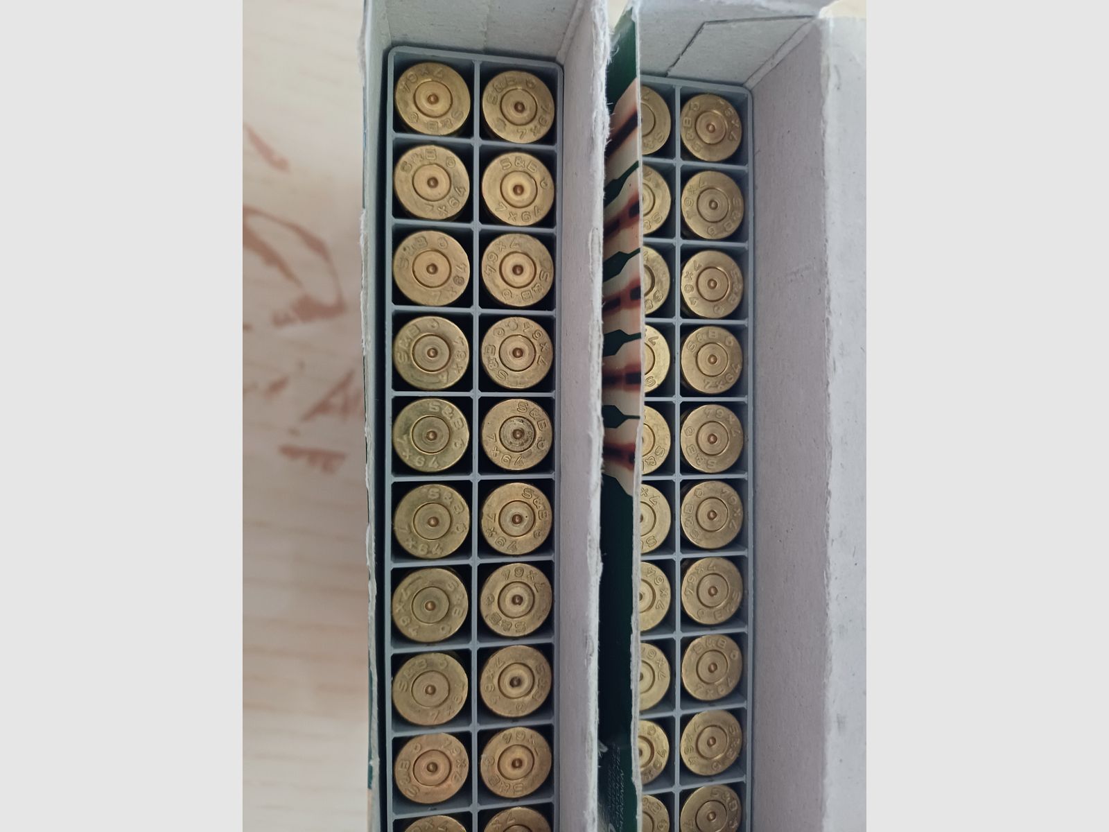 7x64 Hülsen 40 Stück