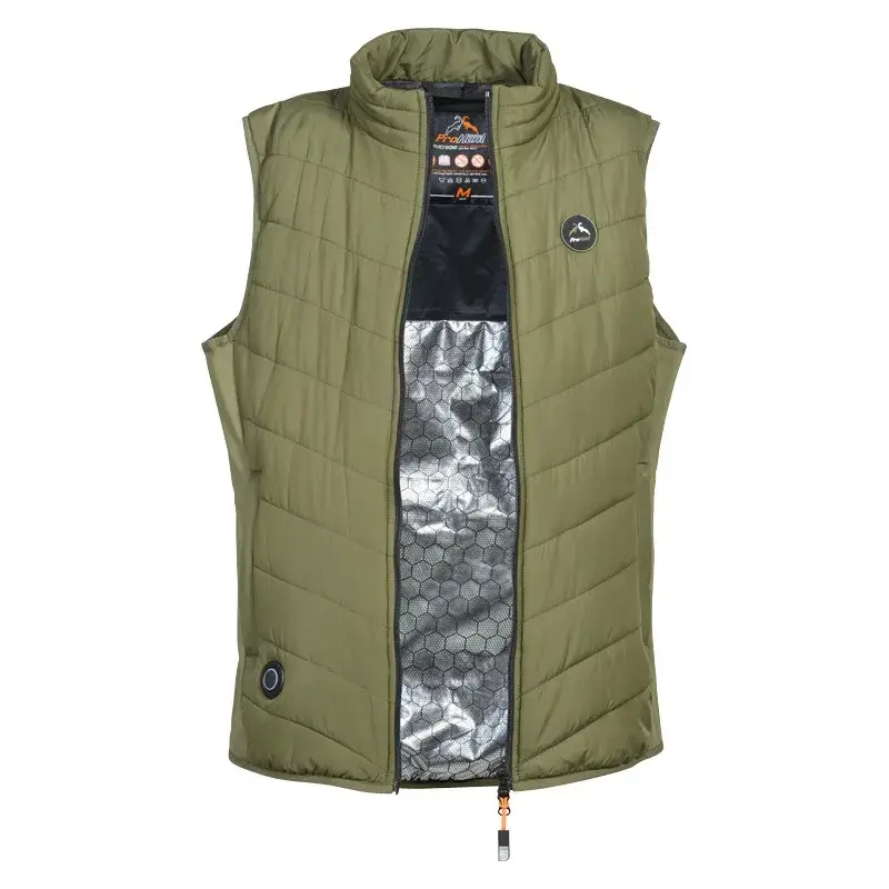 Damen Heizweste Prohunt Hybrid Khaki, Bild 4 von 6