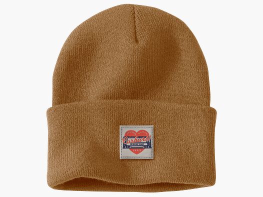 Carhartt Dzianinowa Czapka z Serduszkiem Damska Carhartt Brązowa