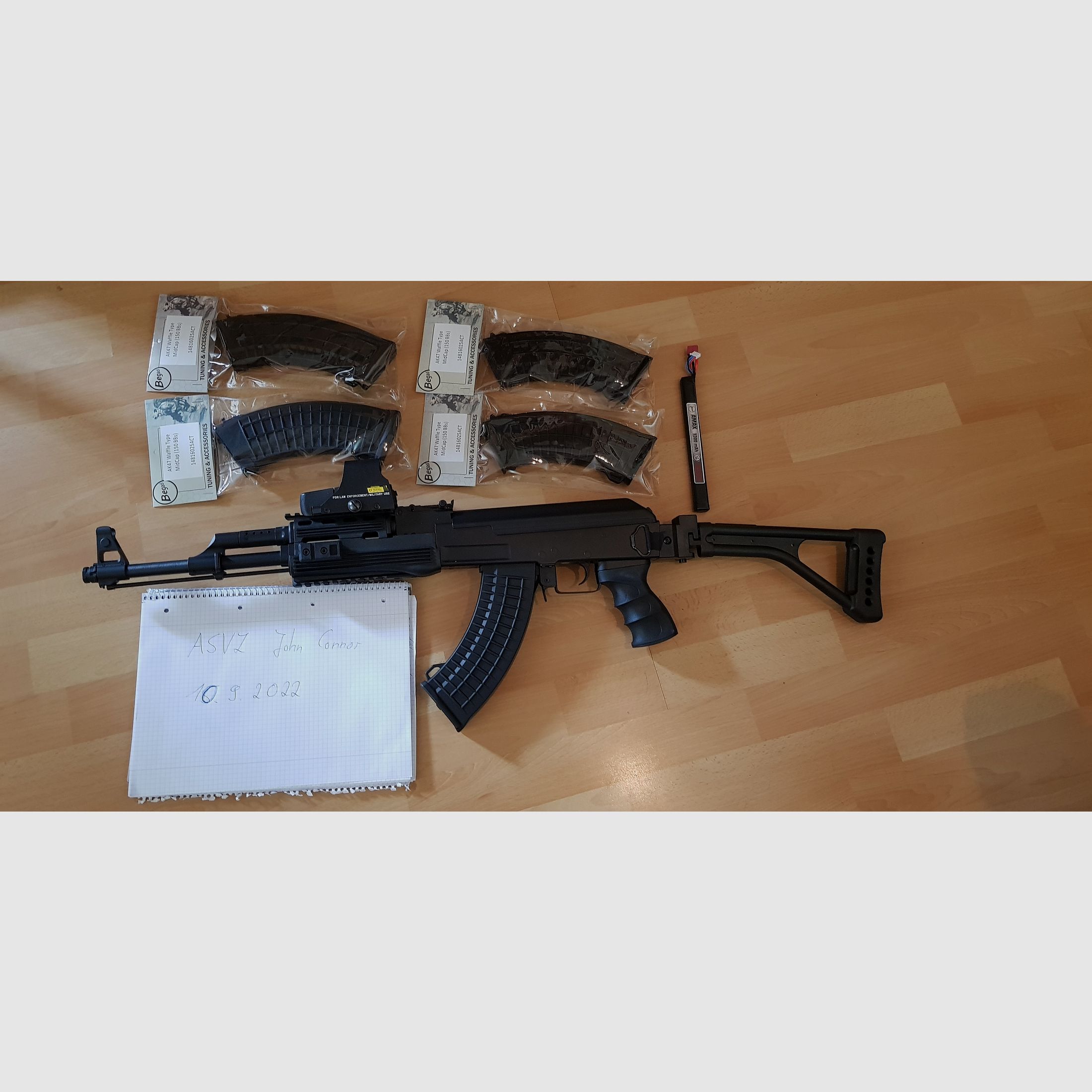 Ak 47 Airsoft  neu 1.8j (komplett set), 