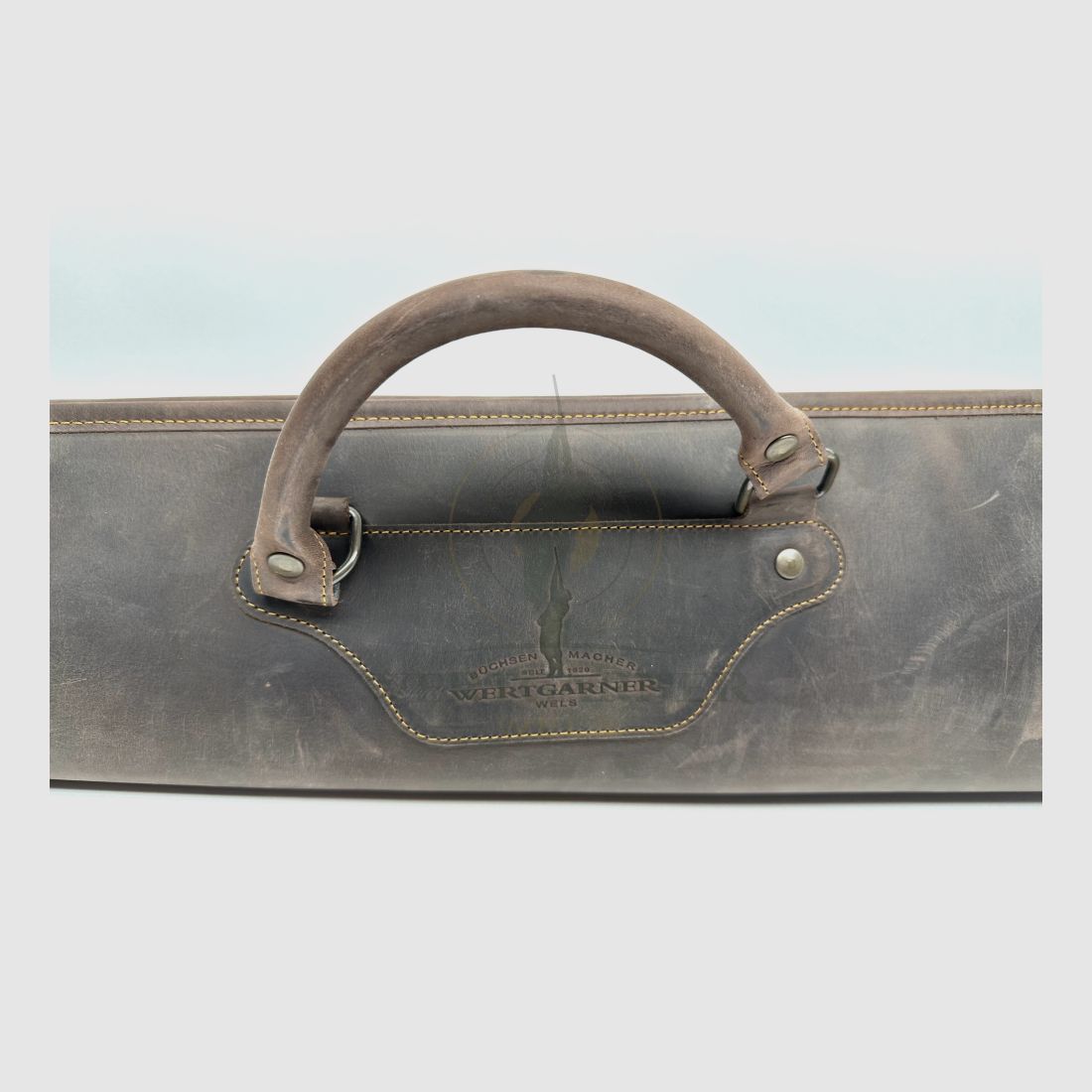 Wertgarner Gewehrfutteral für Schrotflinten mit Tasche aus Leder, Bild 4 von 4