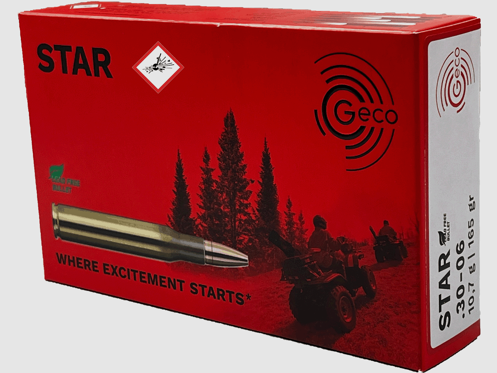 Geco STAR cartouche de chasse cal. .30-06 10,7g 165grs