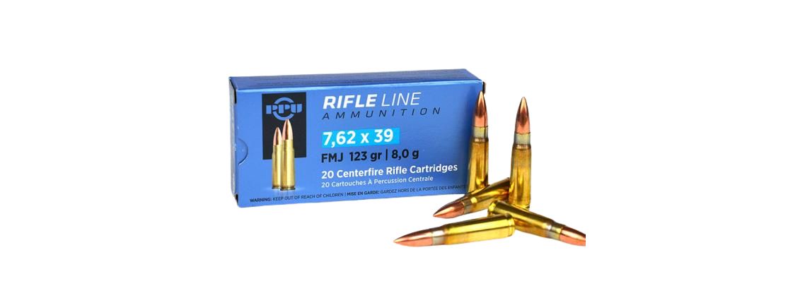 Prvi Partizan PPU 7,62 x 39  Vollmantel 123 grs 20 Schuss