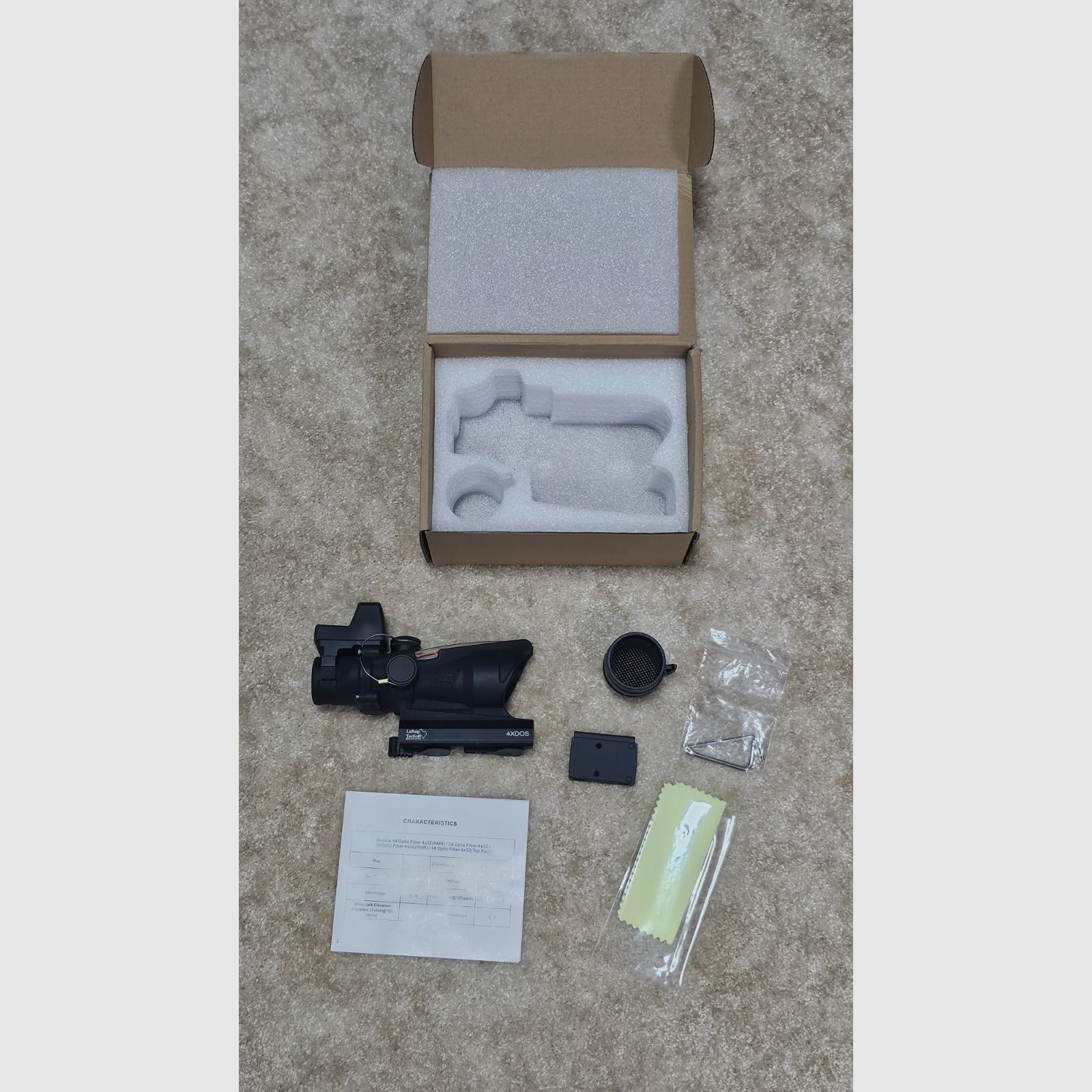 Trijicon ACOG TA31 RMR .223 BDC, military glass of the USA, NEW