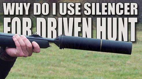 Stalon WM110 silencer for driven hunt and stalking (Hunting gear)