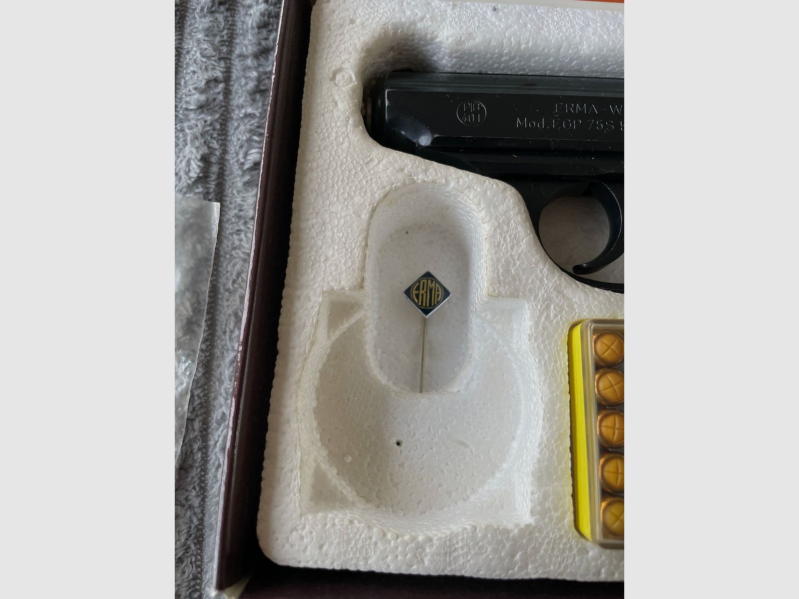 ERMA EGP 75S Kal.8mmK Originele verpakking Ideaal voor verzamelaars Topstaat