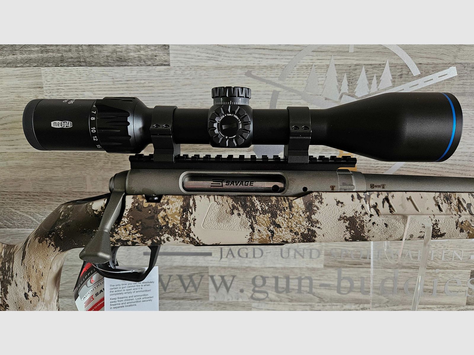 Savage AXIS II PRO Western .22-250 Rem. - Ensemble complet - Produit neuf du commerce spécialisé