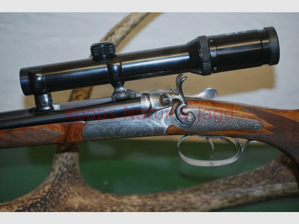 Karl Hauptmann Ferlach fusil double à chiens, image 2 sur 9