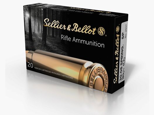 Sellier & Bellot 60161 .30-06 Spr. Partial jacket SP 11.7g/180grs.
