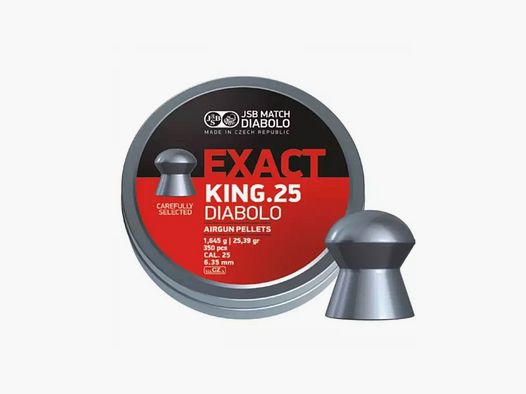 Pallini cal. 6,35 JSB Exact King 350 pz 1,645 g