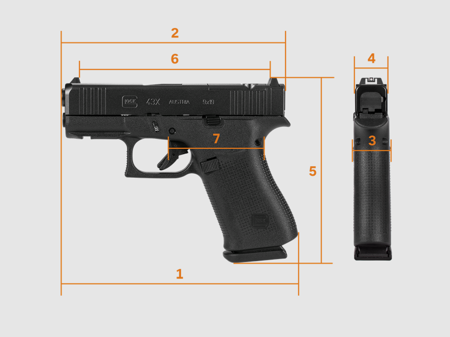 PISTOLE Glock 43X MOS-K COYOTE, Bild 2 von 2