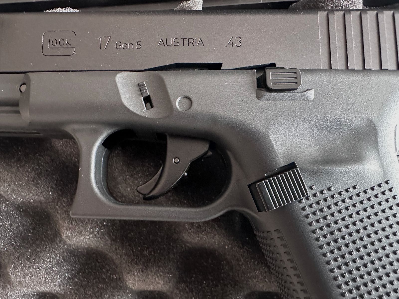 Glock 17 Gen.5 T4E CO2 RAM Pistole Kal. .43 + Holster