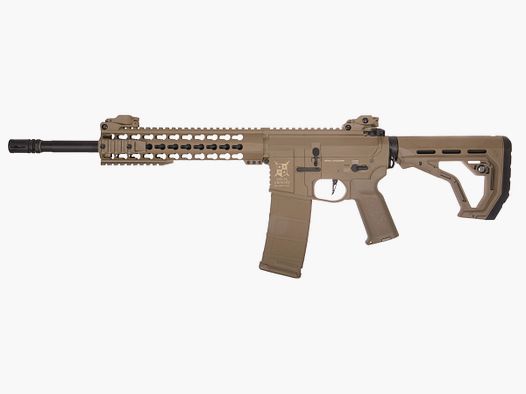 AR15 KeyMod 10 Zoll CHARLIE EAGLE ETU Tan S-AEG Softair Gewehr Frei ab 18 Jahren | Delta Armory