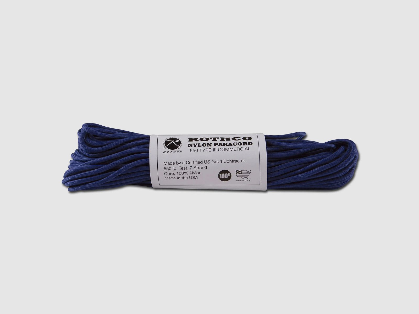 Rothco Rothco Fallschirmleine Nylon Type III 550 LB blau