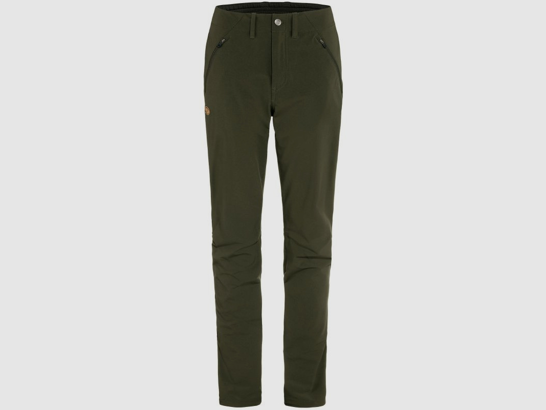 Fjällräven Damenhose Abisko Trail Stretch Trousers Deep Forest 44