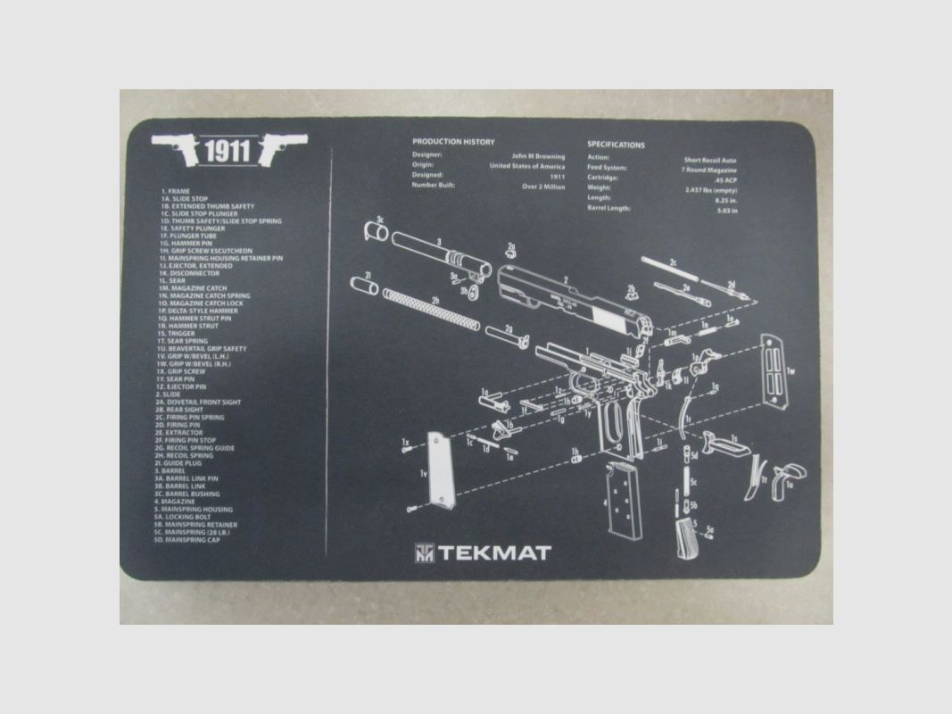 TEKMAT ARBEITSMATTE 1911