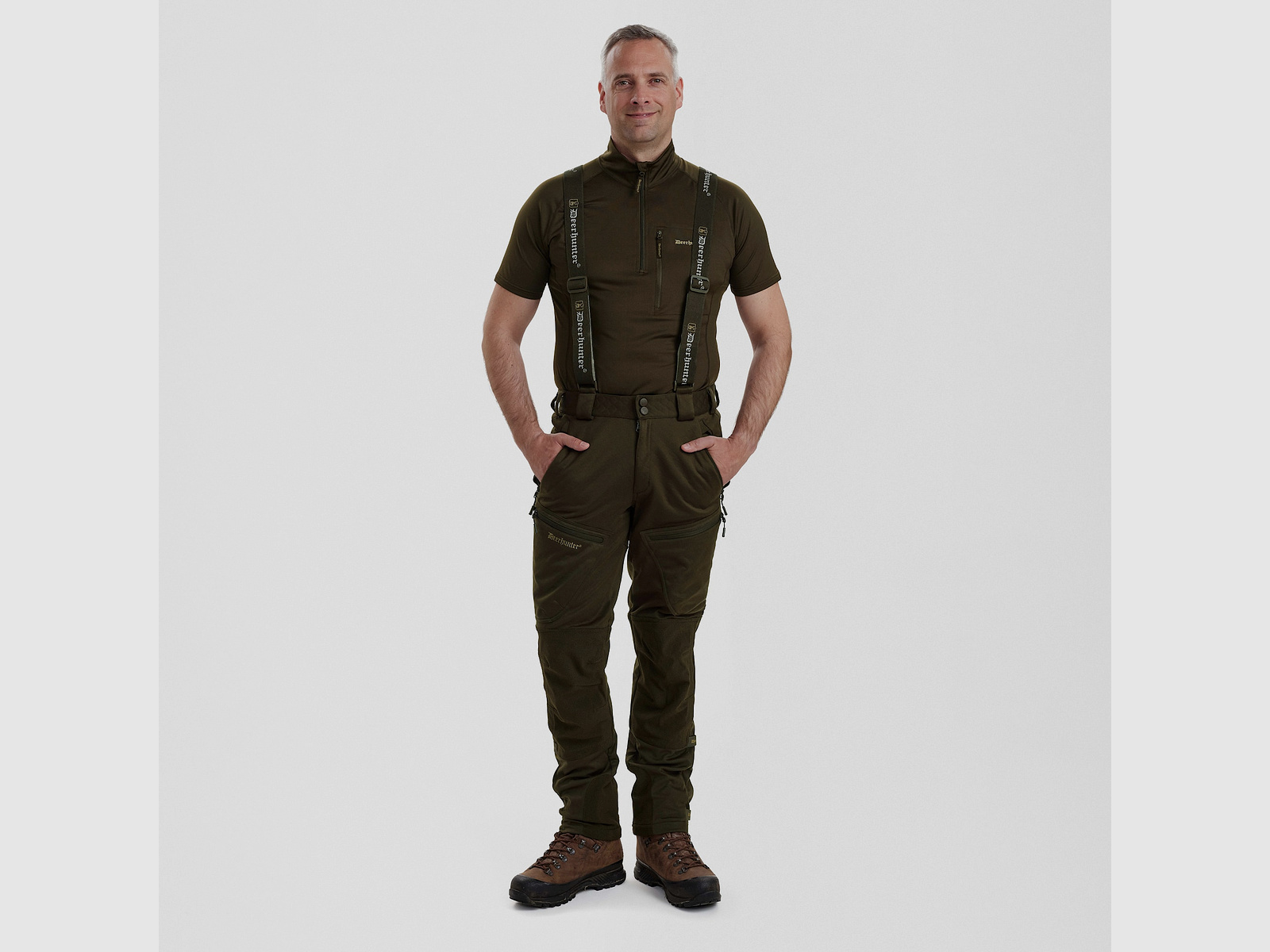Deerhunter Excape Softshell Trousers Art Green L