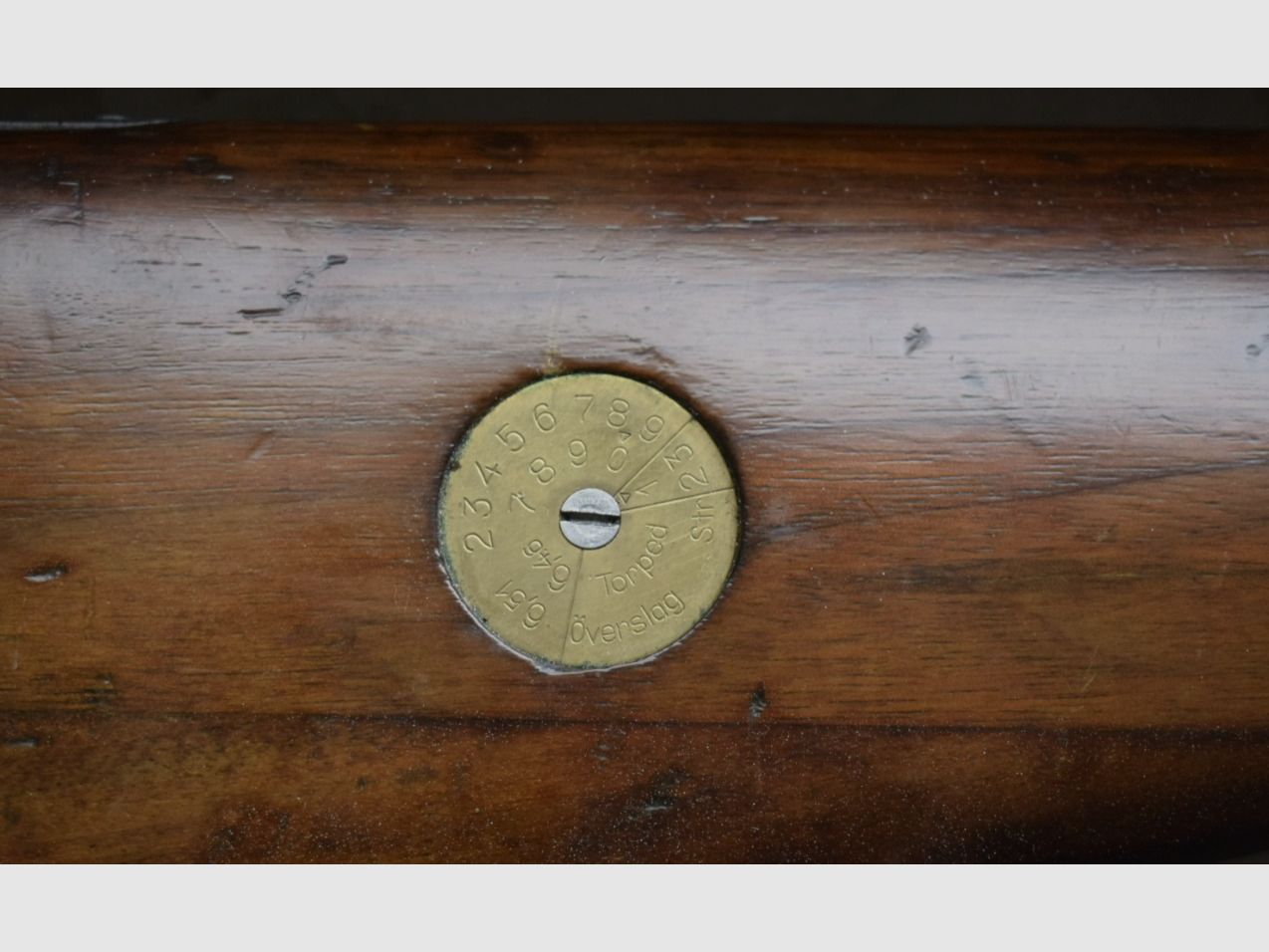 Calcio fucile, calcio fucile, accessori con corona stampata