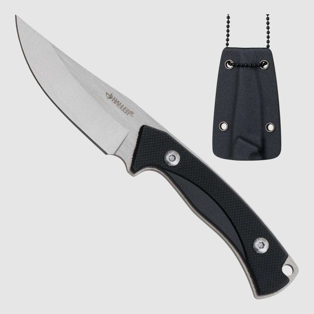 Neck Knife G10 Griff Umhngemesser 42 konform legal fhren