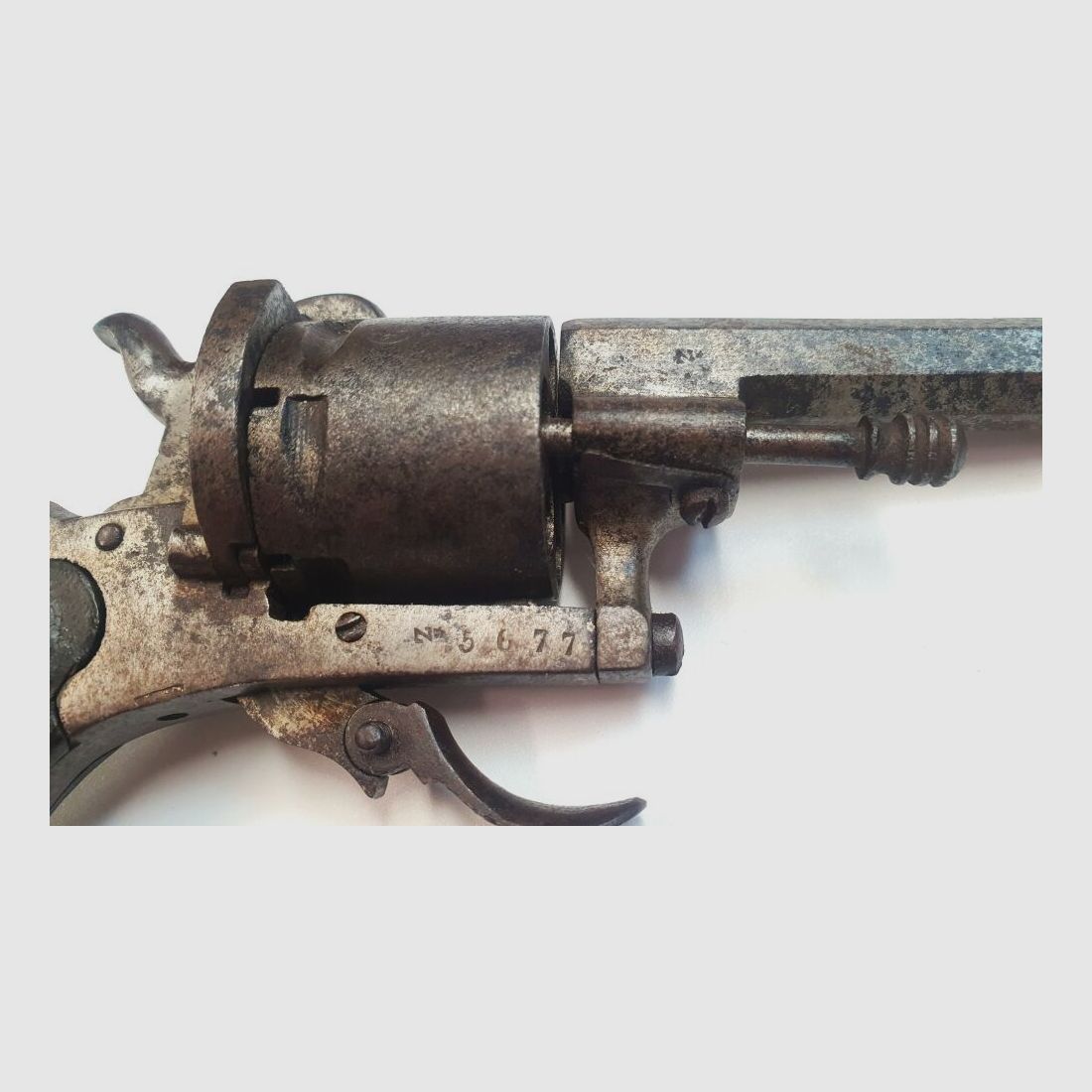 Unekannt Unbekannter Stiftfeuerrevolver ähnlich Lefaucheux - .32 Black Powder Only