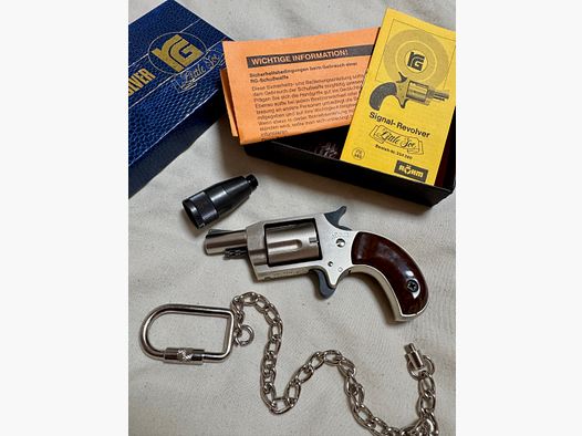 Röhm Little Joe niklowany - PTB 380 - Kaliber .22 long strzał ostrzegawczy