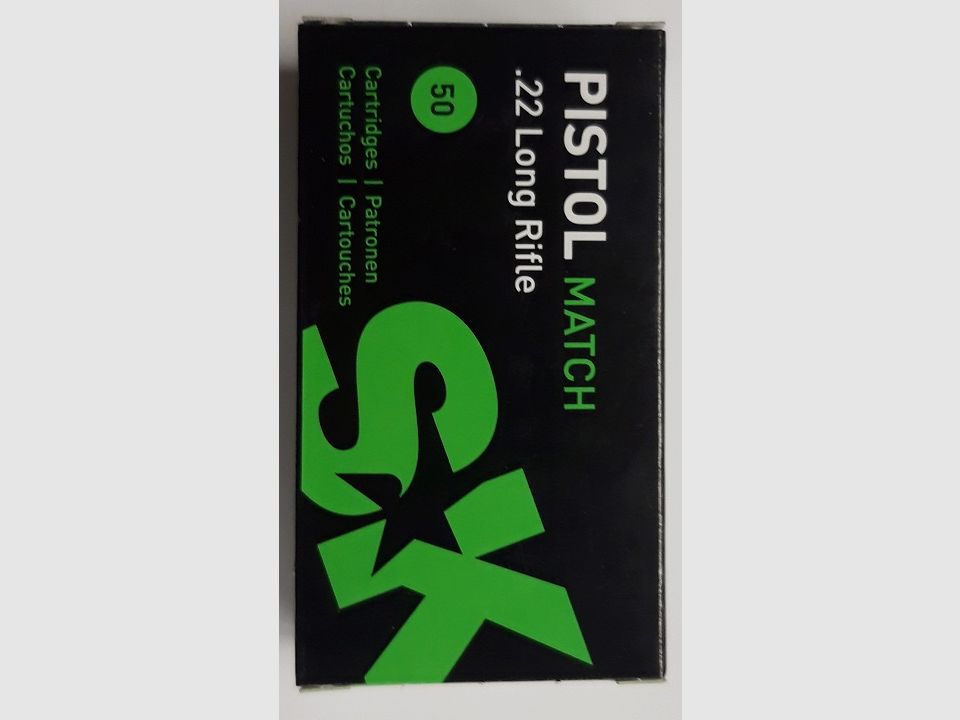 SK-Munition Pistol Match .22 lfB KK-Patronen