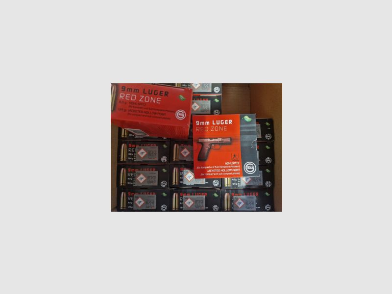Geco 9mm Luger Hohlspitz SX124grs 20 St.