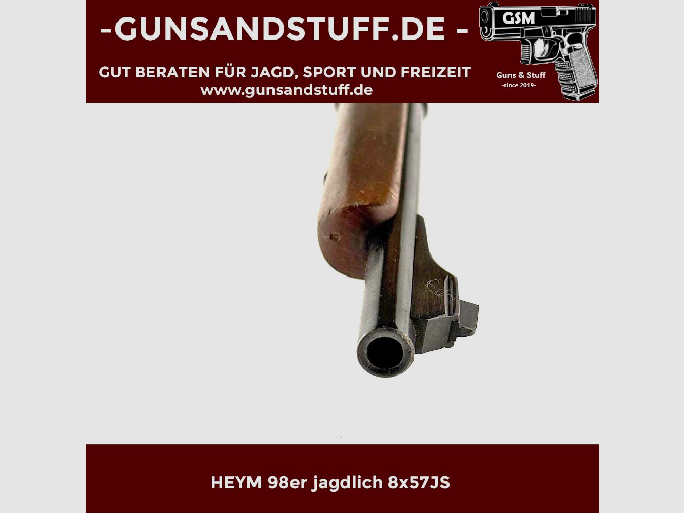 HEYM 98 hunting rifle 8x57JS