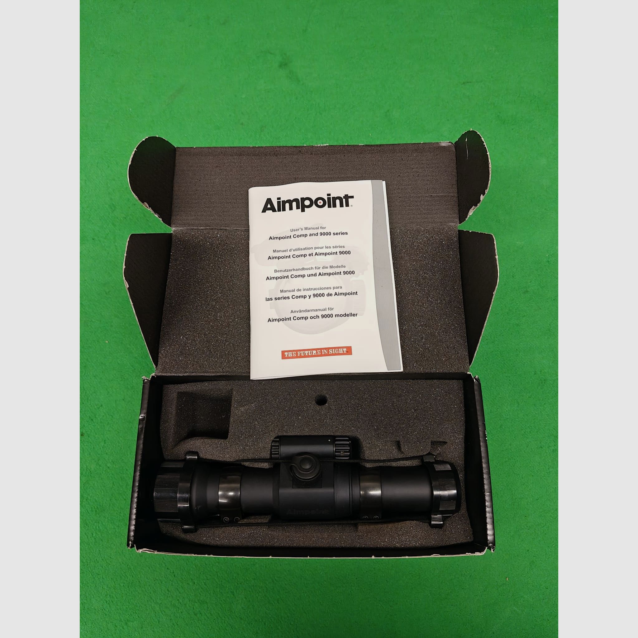 Aimpoint 9000L 2MOA in OVP inkl. EAW Schwenkmontage