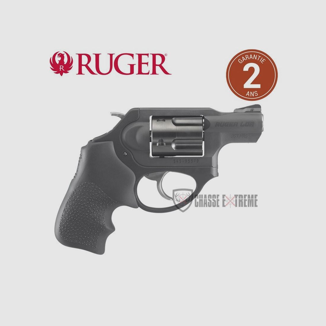 Revolver RUGER LCRX 1,87" Stahl Kaliber 357 Mag